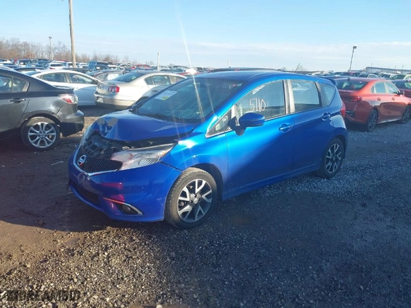 2015 Nissan Versa Note S with VIN 3N1CE2CP2FL357472, listed as a IAAI auction lot 41215110 with 104,091 mi miles. Bid and sale history available at carsss.com. Image 2.
