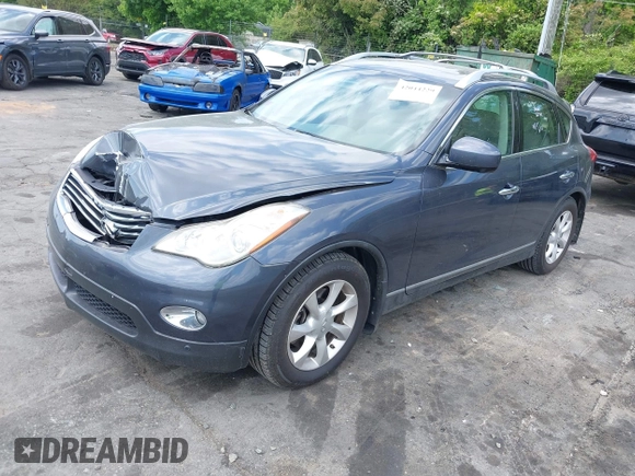 2010 Infiniti EX Journey with VIN JN1AJ0HR4AM753497, listed as a IAAI auction lot 42044229 with 202,070 mi miles and . Bid and sale history available at DreamBid. Image 2.