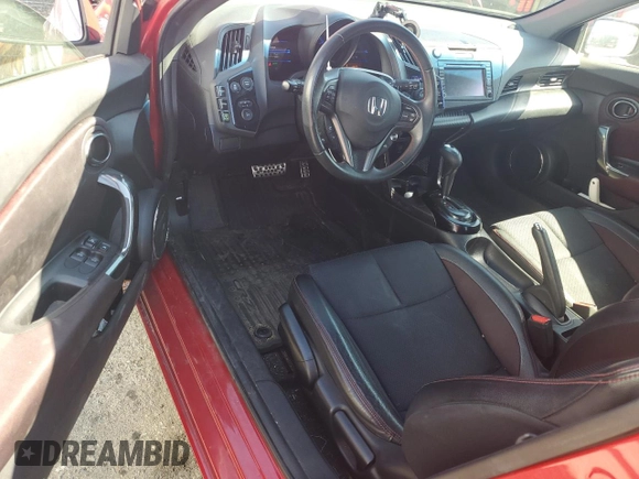 2014 Honda CR-Z EX with VIN JHMZF1D6XES002441, listed as a Copart auction lot 72538494 with 121,715 mi miles and Salvage Title. Bid and sale history available at DreamBid. Image 8.