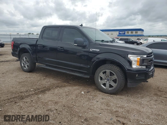 2018 Ford F-150 XL with VIN 1FTEW1EPXJFB04008, listed as a Copart auction lot 61062825 with 94,030 mi miles and Salvage title. Bid and sale history available at DreamBid. Image 4.