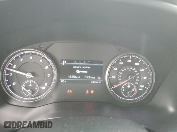 2022 Hyundai Santa Fe SE z VIN 5NMS14AJ7NH435951, wystawiony jako Copart lot #57173405 z przebiegiem 33 360 mil mil oraz Szkoda całkowita • Salvage title. Historia ofert i sprzedaży dostępna na DreamBid. Obrazek 9.