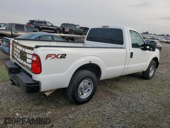 2013 Ford F-250 XL with VIN 1FTBF2A61DEB82287, listed as a Copart auction lot 86120804 with 66,416 mi miles and Clean Title. Bid and sale history available at DreamBid. Image 3.