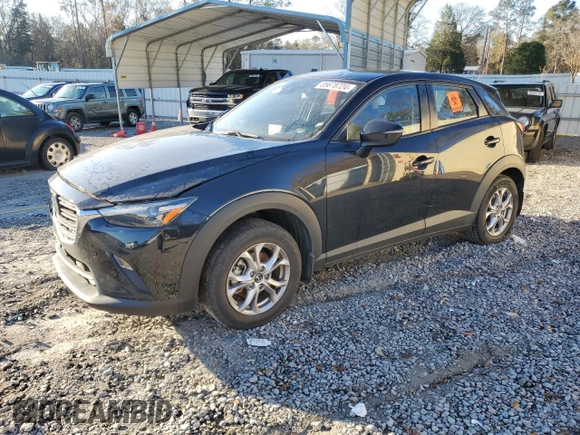 2021 Mazda CX-3 Sport with VIN JM1DKDB71M1510855, listed as a Copart auction lot 85678724 with 26,334 mi miles and Salvage Title. Bid and sale history available at DreamBid. Image 1.