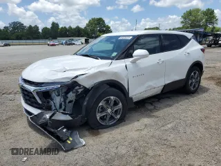 2023 Chevrolet Blazer LT с VIN 3GNKBCR45PS188180, выставлен на аукционе Copart как лот 64625225 с пробегом 37 875 миль миль и Списание • Salvage title. История ставок и продаж доступна на DreamBid. Изображение 1.