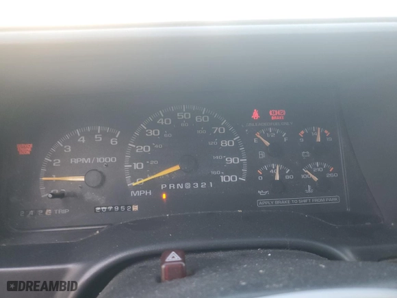 1998 Chevrolet Tahoe with VIN 1GNEK13R1WJ337920, listed as a Copart auction lot 87157844 with 207,952 mi miles and Clean Title. Bid and sale history available at carsss.com. Image 9.