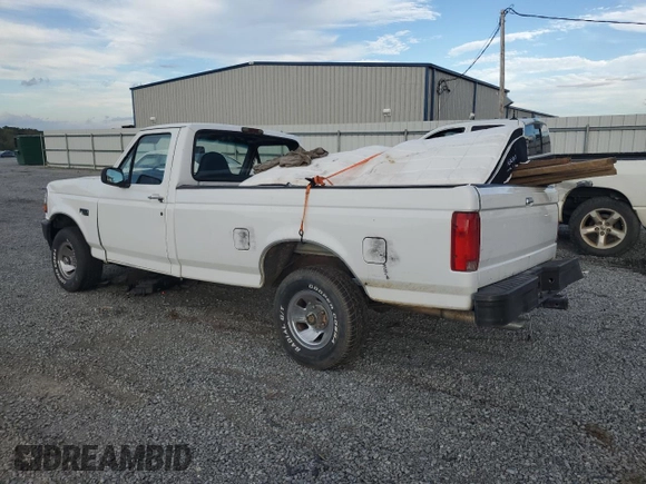 1995 Ford F-150 with VIN 1FTEF14N6SNB52760, listed as a Copart auction lot 73357164 with 0 mi miles and Salvage Title. Bid and sale history available at carsss.com. Image 2.