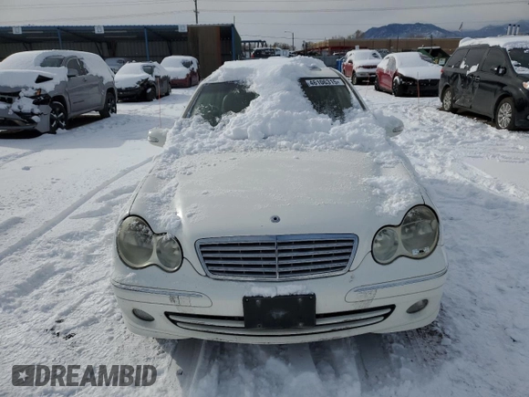 2005 Mercedes-Benz C 240 with VIN WDBRF81J45F634085, listed as a Copart auction lot 46106315 with 155,017 mi miles and Salvage Title. Bid and sale history available at DreamBid. Image 5.