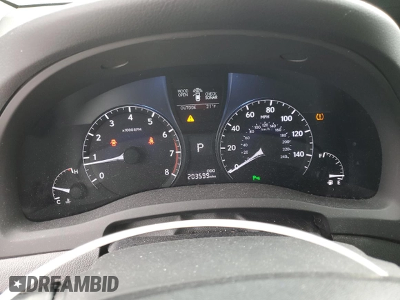 2013 Lexus RX 350 with VIN 2T2BK1BA1DC158093, listed as a Copart auction lot 45646325 with 203,599 mi miles and Salvage Title. Bid and sale history available at carsss.com. Image 9.