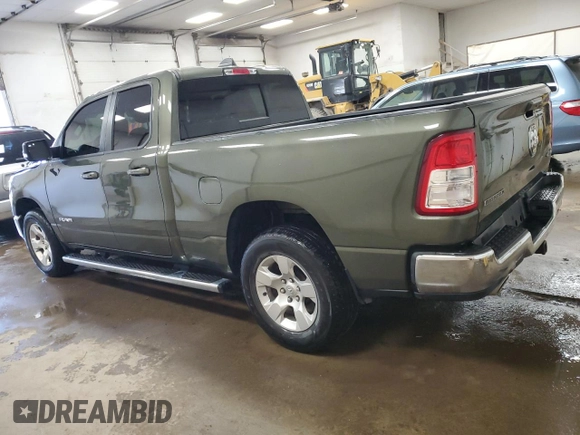 2021 Ram 1500 Big Horn with VIN 1C6SRFBT3MN696054, listed as a Copart auction lot 73539964 with 53,278 mi miles and Non Repairable. Bid and sale history available at carsss.com. Image 2.