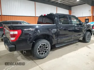 2022 Ford F-150 XL with VIN 1FTEW1EP6NKE52594, listed as a Copart auction lot 43848325 with 57,040 mi miles and Salvage Title. Bid and sale history available at DreamBid. Image 3.