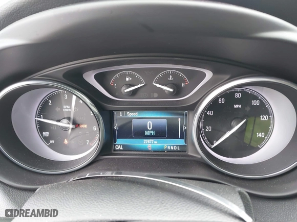 2020 Buick Envision Essence with VIN LRBFXCSA6LD182862, listed as a IAAI auction lot 41565546 with 22,672 mi miles. Bid and sale history available at carsss.com. Image 7.