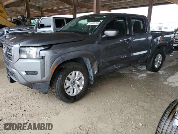 2022 Nissan Frontier SV with VIN 1N6ED1EJ1NN651534, listed as a Copart auction lot 64499794 with 27,969 mi miles and Clean Title. Bid and sale history available at carsss.com. Image 1.