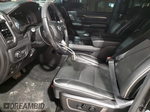 2019 Ram 1500 Limited with VIN 1C6SRFHT1KN810346, listed as a Copart auction lot 56713315 with 87,066 mi miles and Salvage title. Bid and sale history available at DreamBid. Image 7.