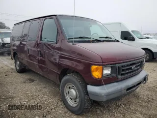 2004 Ford Econoline Passenger XL with VIN 1FMRE11W84HB06796, listed as a Copart auction lot 83033154 with 293,570 mi miles and Salvage Title. Bid and sale history available at DreamBid. Image 4.