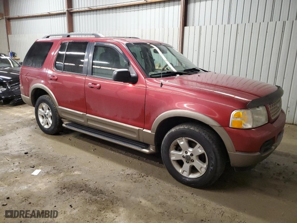 2003 Ford Explorer Eddie Bauer with VIN 1FMDU74W63UA93760, listed as a Copart auction lot 46140945 with 136,165 mi miles and Salvage Title. Bid and sale history available at carsss.com. Image 4.
