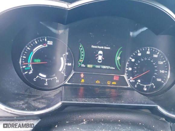 2012 Kia Optima Hybrid with VIN KNAGM4AD8C5011179, listed as a Copart auction lot 85386244 with 108,727 mi miles and Salvage Title. Bid and sale history available at carsss.com. Image 9.