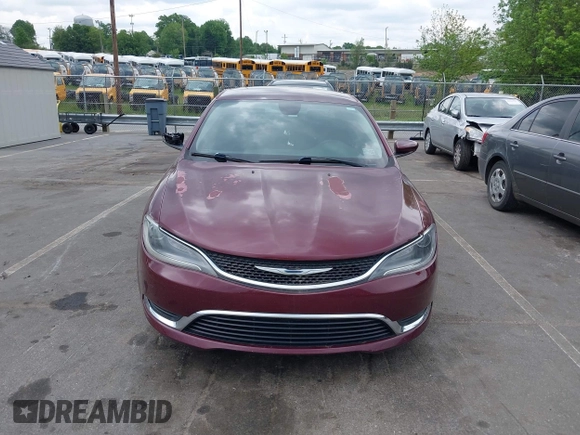 2016 Chrysler 200 Limited with VIN 1C3CCCAB5GN157031, listed as a IAAI auction lot 42121143 with 174,988 mi miles. Bid and sale history available at carsss.com. Image 12.