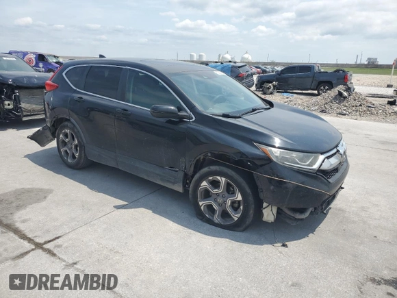 2017 Honda CR-V EX with VIN 7FARW1H57HE015298, listed as a Copart auction lot 52904965 with 105,348 mi miles and Non Repairable. Bid and sale history available at carsss.com. Image 4.