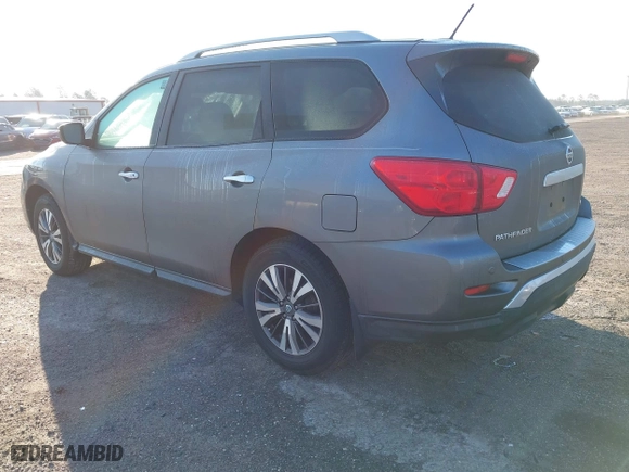 2017 Nissan Pathfinder SV with VIN 5N1DR2MN3HC660984, listed as a IAAI auction lot 41663918 with 118,793 mi miles. Bid and sale history available at carsss.com. Image 3.