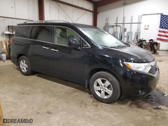 2015 Nissan Quest S with VIN JN8AE2KP4F9134000, listed as a Copart auction lot 42636974 with 121,106 mi miles. Bid and sale history available at carsss.com. Image 4.