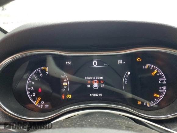 2017 Jeep Grand Cherokee Limited with VIN 1C4RJEBG9HC745612, listed as a Copart auction lot 43422025 with 179,660 mi miles and Salvage Title. Bid and sale history available at carsss.com. Image 9.