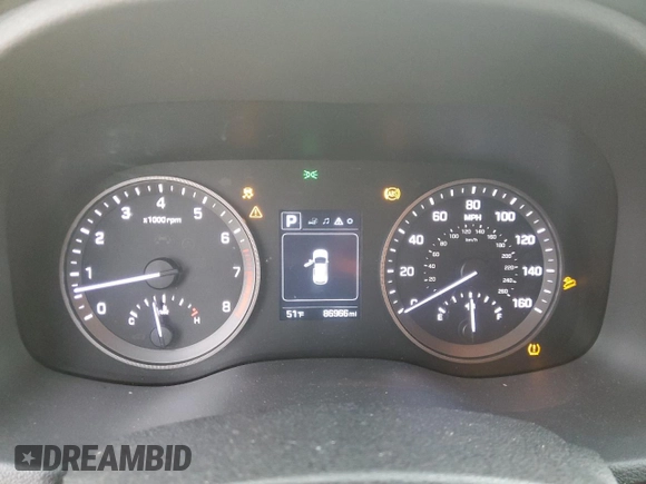 2016 Hyundai Tucson Limited with VIN KM8J33A20GU099902, listed as a Copart auction lot 43022115 with 86,966 mi miles and Salvage Title. Bid and sale history available at DreamBid. Image 9.