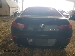 2013 BMW 6 Series 650i with VIN WBAYM9C50DDW20054, listed as a Copart auction lot 71563434 with 83,640 mi miles and Salvage Title. Bid and sale history available at carsss.com. Image 6.