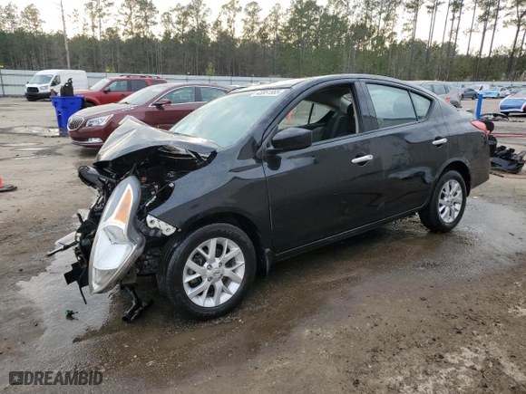 2017 Nissan Versa Sedan SV with VIN 3N1CN7AP6HL854060, listed as a Copart auction lot 43851565 with 0 mi miles and Salvage Title. Bid and sale history available at carsss.com. Image 1.