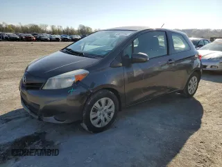 2013 Toyota Yaris L with VIN JTDJTUD37DD559468, listed as a Copart auction lot 48627254 with 141,672 mi miles and Salvage Title. Bid and sale history available at carsss.com. Image 1.