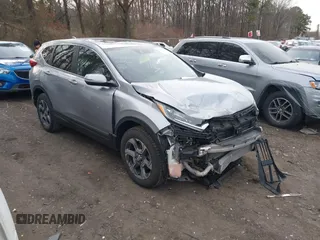 2017 Honda CR-V EX-L with VIN 5J6RW2H89HL004645, listed as a IAAI auction lot 41893026 with 54,191 mi miles. Bid and sale history available at carsss.com. Image 1.