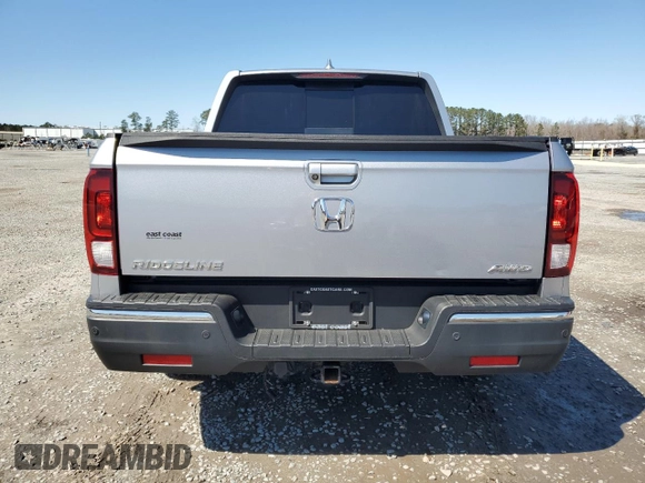 2019 Honda Ridgeline RTL-E with VIN 5FPYK3F77KB015092, listed as a Copart auction lot 48459345 with Not provided miles and Salvage title. Bid and sale history available at DreamBid. Image 6.