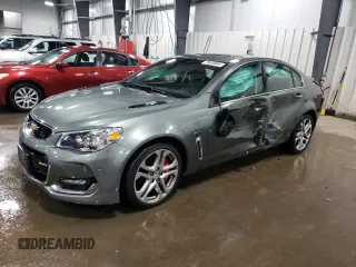 2016 Chevrolet SS with VIN 6G3F15RW2GL210798, listed as a Copart auction lot 79520884 with 93,551 mi miles and Salvage Title. Bid and sale history available at carsss.com. Image 1.
