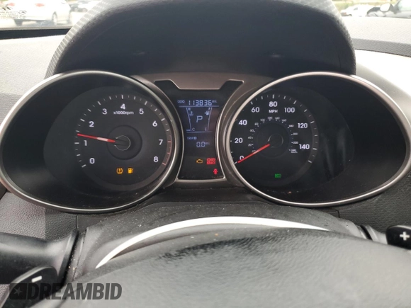 2012 Hyundai Veloster w/Black Int with VIN KMHTC6AD9CU027490, listed as a Copart auction lot 60211855 with 113,836 mi miles and Salvage title. Bid and sale history available at DreamBid. Image 9.