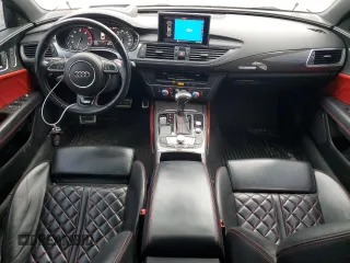 2015 Audi S7 with VIN WAUW2AFC0FN035996, listed as a Copart auction lot 48231375 with 92,921 mi miles and Salvage Title. Bid and sale history available at carsss.com. Image 8.