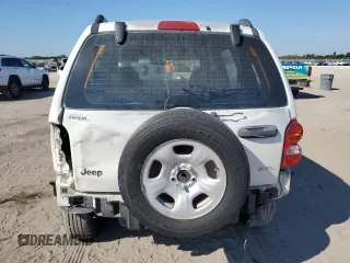 2004 Jeep Liberty Sport with VIN 1J4GK48K84W118848, listed as a Copart auction lot 43061675 with 116,406 mi miles and Salvage Title. Bid and sale history available at DreamBid. Image 6.