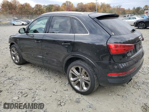 2017 Audi Q3 Prestige with VIN WA1GCCFS0HR016488, listed as a Copart auction lot 78816884 with 122,223 mi miles and Salvage Title. Bid and sale history available at carsss.com. Image 2.