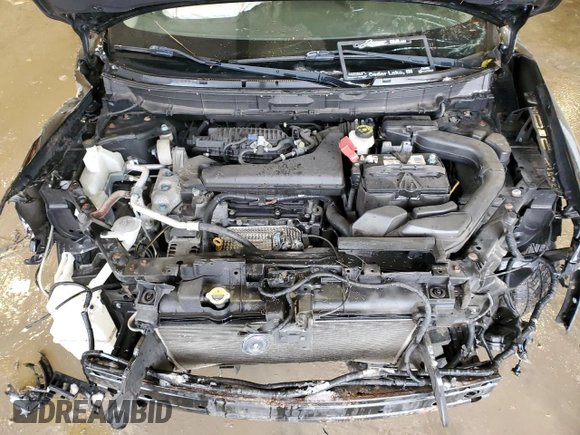 2016 Nissan Rogue SV with VIN KNMAT2MT3GP622007, listed as a Copart auction lot 43859945 with Not Provided miles and Salvage Title. Bid and sale history available at carsss.com. Image 12.