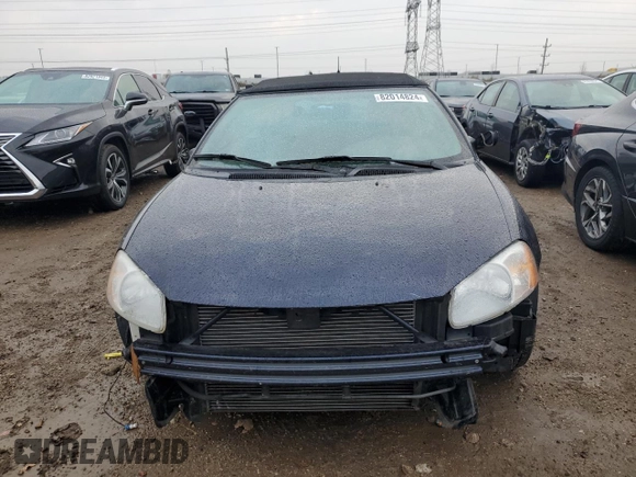 2002 Chrysler Sebring LXi with VIN 1C3EL55R82N171042, listed as a Copart auction lot 82014824 with 49,752 mi miles and Salvage Title. Bid and sale history available at DreamBid. Image 5.