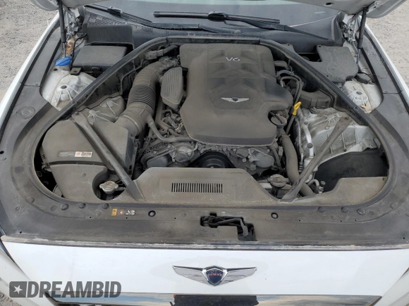 2020 Genesis G80 3.8L with VIN KMTFN4JE5LU334567, listed as a Copart auction lot 51872595 with 66,126 mi miles and Salvage Title. Bid and sale history available at DreamBid. Image 11.