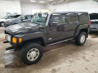 2009 Hummer H3 SUV Luxury with VIN 5GTEN13E298111760, listed as a Copart auction lot 88753705 with 169,774 mi miles and Clean Title. Bid and sale history available at carsss.com. Image 1.