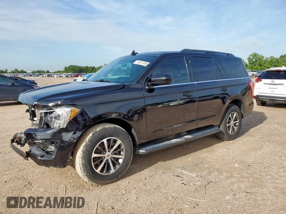 2021 Ford Expedition XLT with VIN 1FMJU1HT9MEA53247, listed as a Copart auction lot 64267655 with 53,162 mi miles and Salvage title. Bid and sale history available at DreamBid. Image 1.