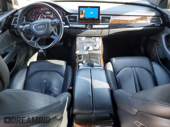 2013 Audi A8 4.0L with VIN WAUR2AFD4DN010442, listed as a Copart auction lot 47220315 with 154,058 mi miles and Clean title. Bid and sale history available at DreamBid. Image 8.