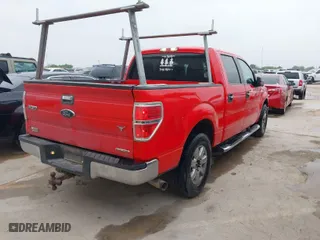 2013 Ford F-150 XL with VIN 1FTFW1CF9DFD40152, listed as a IAAI auction lot 41882996 with 353,993 mi miles. Bid and sale history available at carsss.com. Image 4.