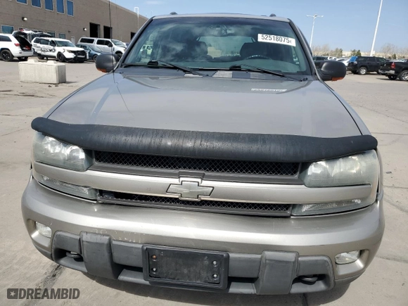 2002 Chevrolet TrailBlazer LTZ with VIN 1GNDT13S722477356, listed as a Copart auction lot 52518075 with 155,521 mi miles and Salvage Title. Bid and sale history available at carsss.com. Image 5.