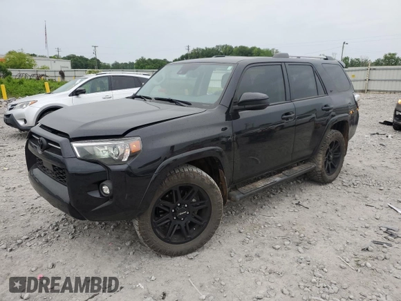 2023 Toyota 4Runner SR5 with VIN JTEEU5JR7P5298513, listed as a Copart auction lot 56635025 with 40,407 mi miles and Salvage title. Bid and sale history available at DreamBid. Image 1.