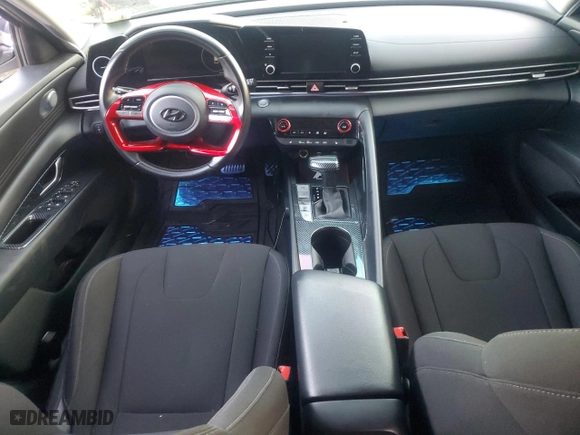 2021 Hyundai Elantra SEL with VIN 5NPLN4AGXMH022890, listed as a Copart auction lot 87130624 with 32,436 mi miles and Salvage Title. Bid and sale history available at carsss.com. Image 8.