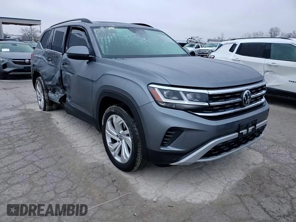 2023 Volkswagen Atlas SE with VIN 1V2JR2CA4PC537049, listed as a Copart auction lot 44129915 with 26,340 mi miles and Salvage title. Bid and sale history available at DreamBid. Image 11.