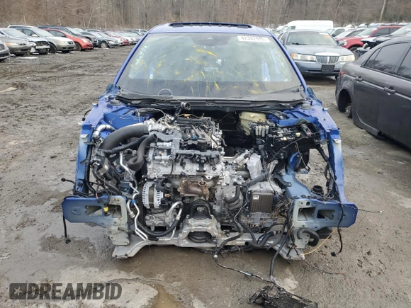 2022 Acura TLX Type S w/Performance Tire with VIN 19UUB7F9XNA001928, listed as a Copart auction lot 42342915 with 0 mi miles and Salvage Title. Bid and sale history available at carsss.com. Image 5.