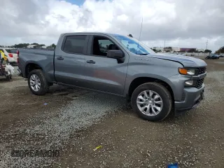 2020 Chevrolet Silverado 1500 Custom with VIN 3GCPWBEH9LG362156, listed as a Copart auction lot 47563805 with 72,267 mi miles and Salvage Title. Bid and sale history available at carsss.com. Image 4.