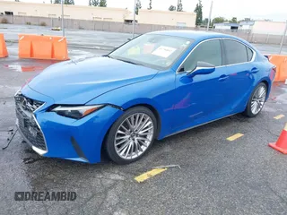 2022 Lexus IS with VIN JTHDA1D22N5121234, listed as a IAAI auction lot 41796892 with 63,902 mi miles. Bid and sale history available at carsss.com. Image 2.